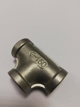 Трійник високого тиску 1/4": 1/4" нерж. Сталь R+M 57950 фото